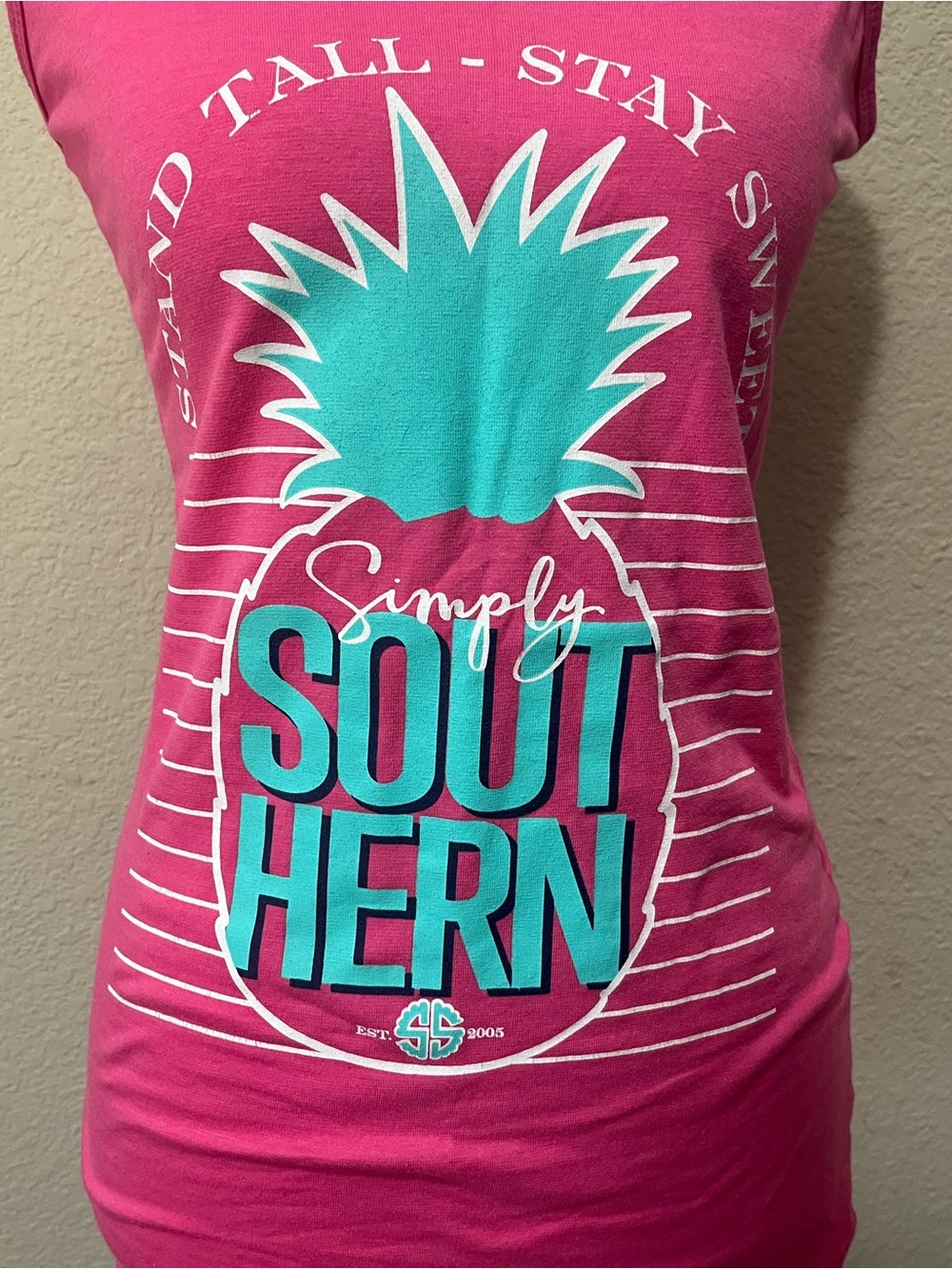 Simply Southern Hot Pink Graphic Tee